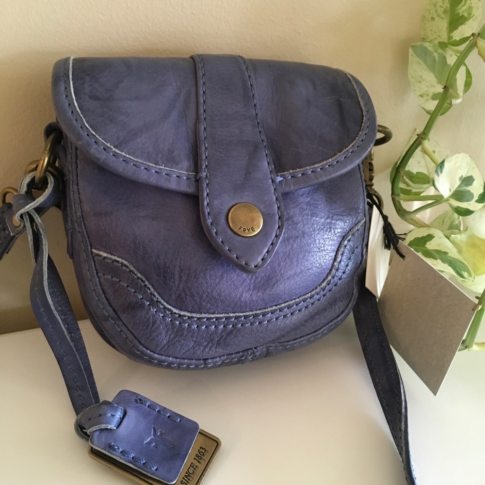 Frye Periwinkle blue campus mini bag NWT